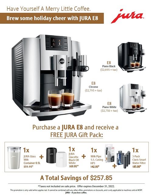 Have Yourself A Merry Little Coffee - Brew some holiday cheer with the JURA E8